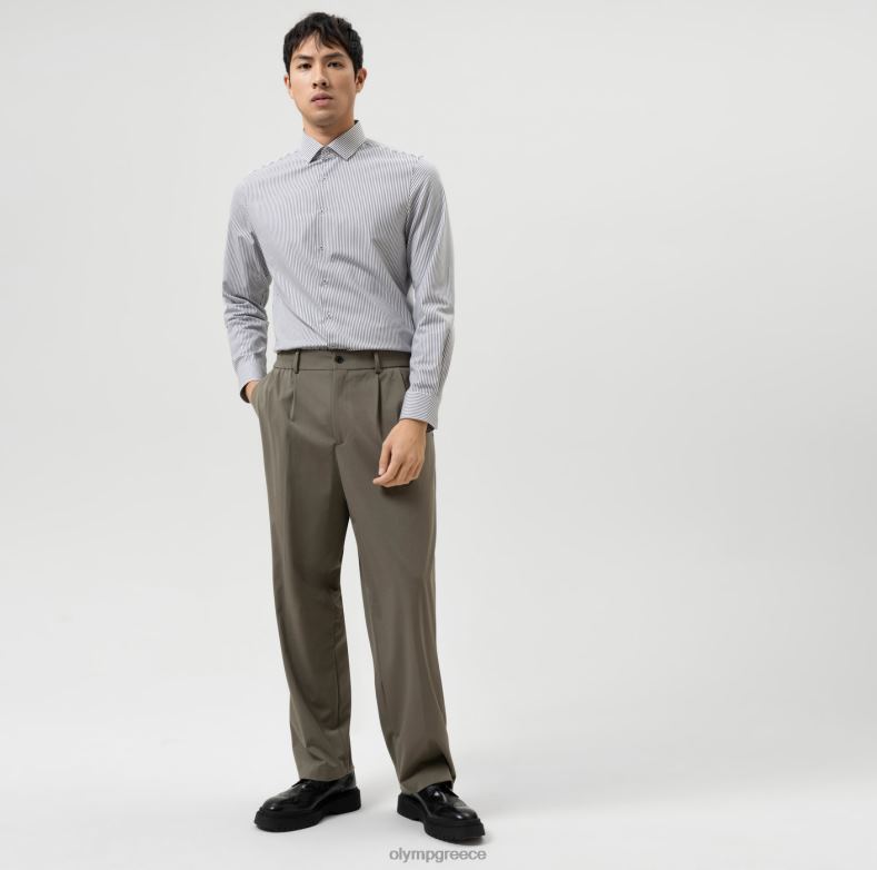 OLYMP Επίπεδο πέμπτο 24/έβδομη εφαρμογή, επαγγελματικό πουκάμισο, μοντέρνο κεντ, μαύρο H240R547 είδη ένδυσης