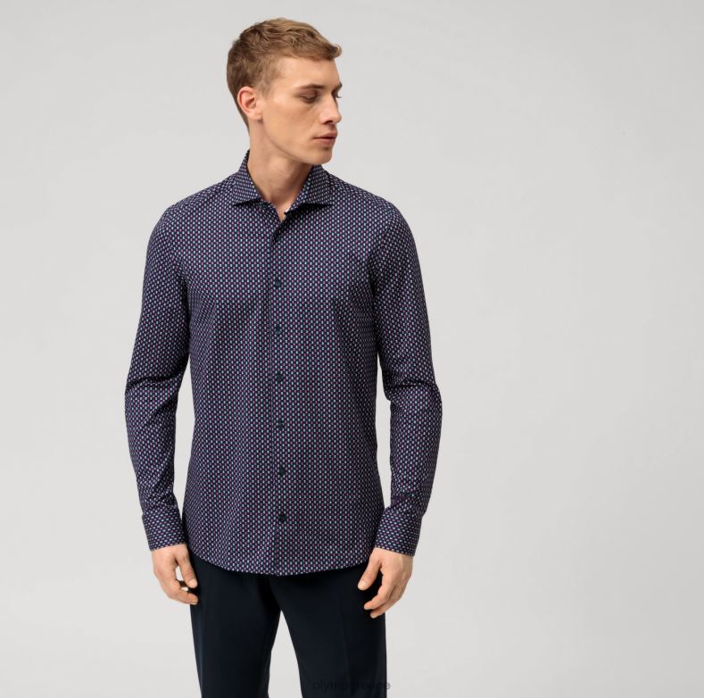 OLYMP Επίπεδο πέμπτο 24/έβδομη εφαρμογή, επαγγελματικό πουκάμισο, κεντ, ροζ H240R642 είδη ένδυσης