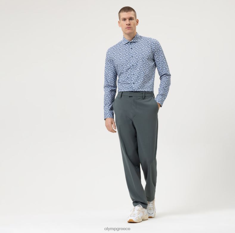 OLYMP Επίπεδο πέμπτο 24/έβδομη εφαρμογή, επαγγελματικό πουκάμισο, κεντ, φυσικό H240R731 είδη ένδυσης