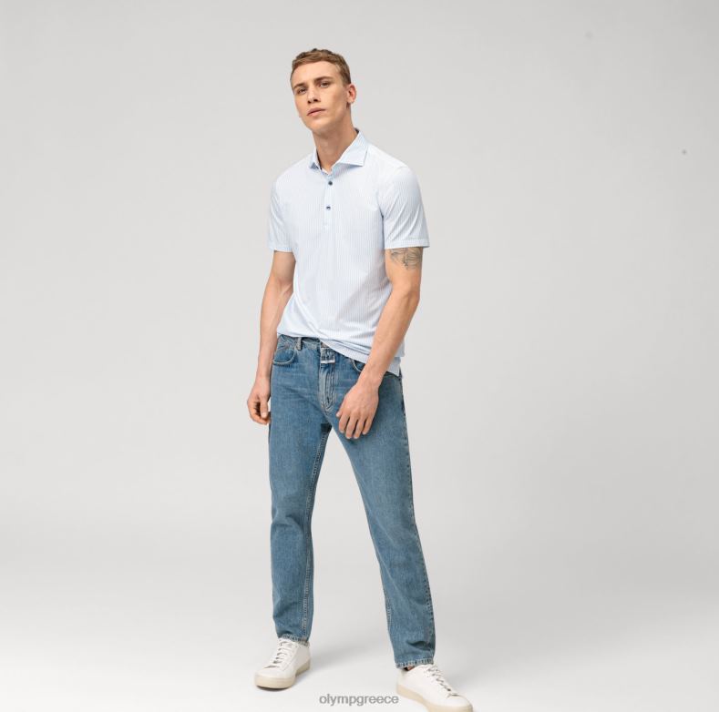 OLYMP Επίπεδο πέντε 24/έβδομη εφαρμογή, επαγγελματικό πουκάμισο, κεντ, μπλέ H240R737 είδη ένδυσης