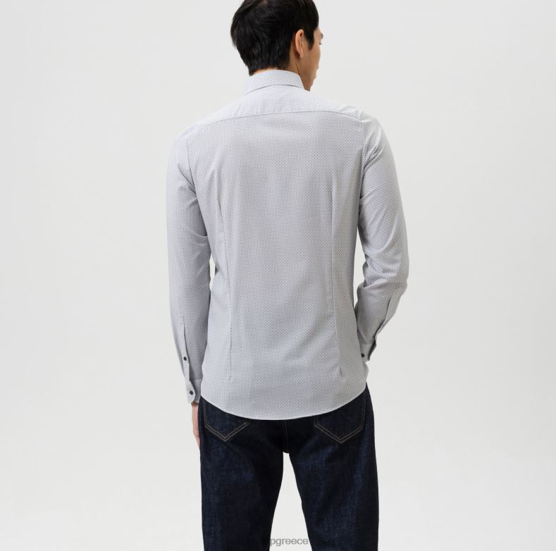 OLYMP Επίπεδο πέμπτο 24/έβδομη εφαρμογή, επαγγελματικό πουκάμισο, μοντέρνο κεντ, μαύρο H240R781 είδη ένδυσης