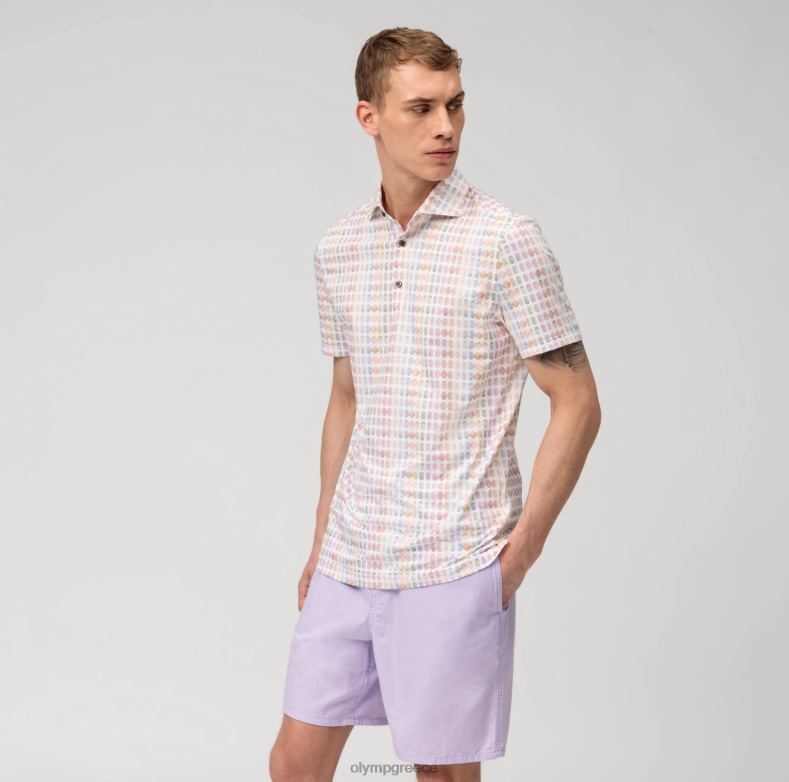 OLYMP Επίπεδο πέμπτο 24/έβδομη εφαρμογή, επαγγελματικό πουκάμισο, κεντ, ροζ H240R782 είδη ένδυσης