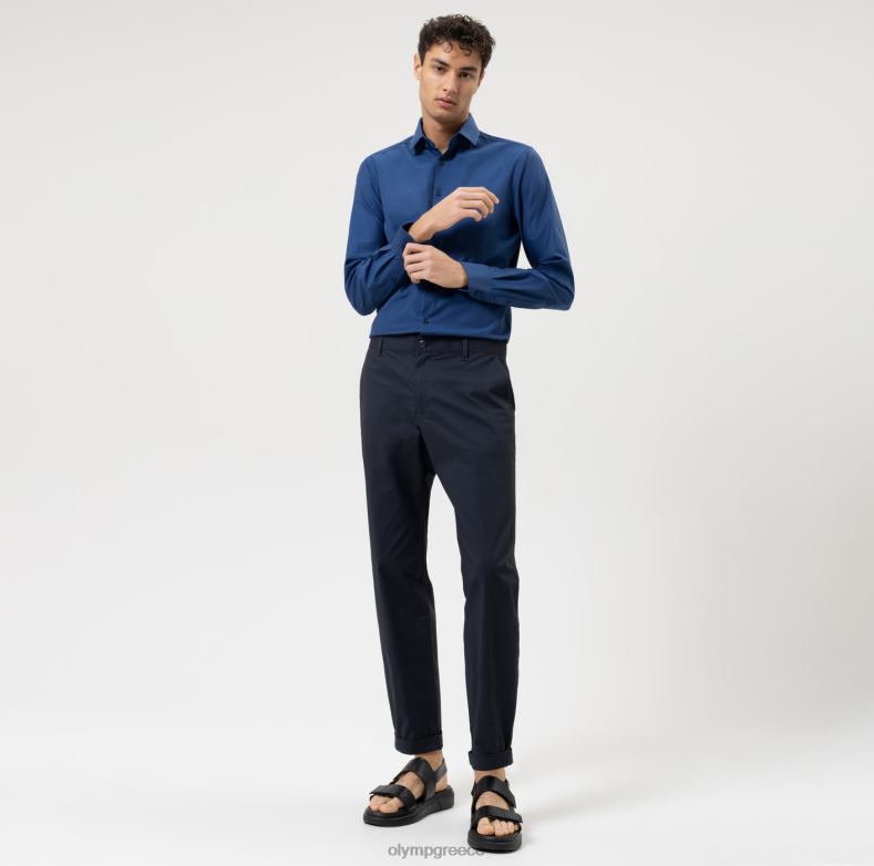 OLYMP Επίπεδο πέντε 24/έβδομη εφαρμογή, επαγγελματικό πουκάμισο, μοντέρνο kent, μπλε της Νυρεμβέργης H240R364 είδη ένδυσης