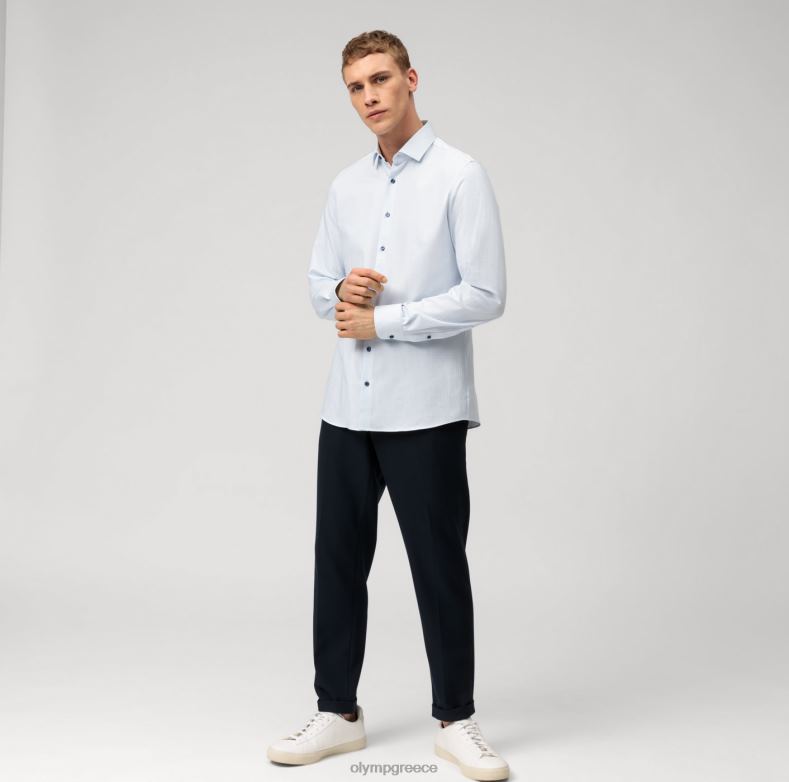 OLYMP Επίπεδο πέντε 24/έβδομη εφαρμογή, επαγγελματικό πουκάμισο, μοντέρνο kent, μπλέ H240R398 είδη ένδυσης