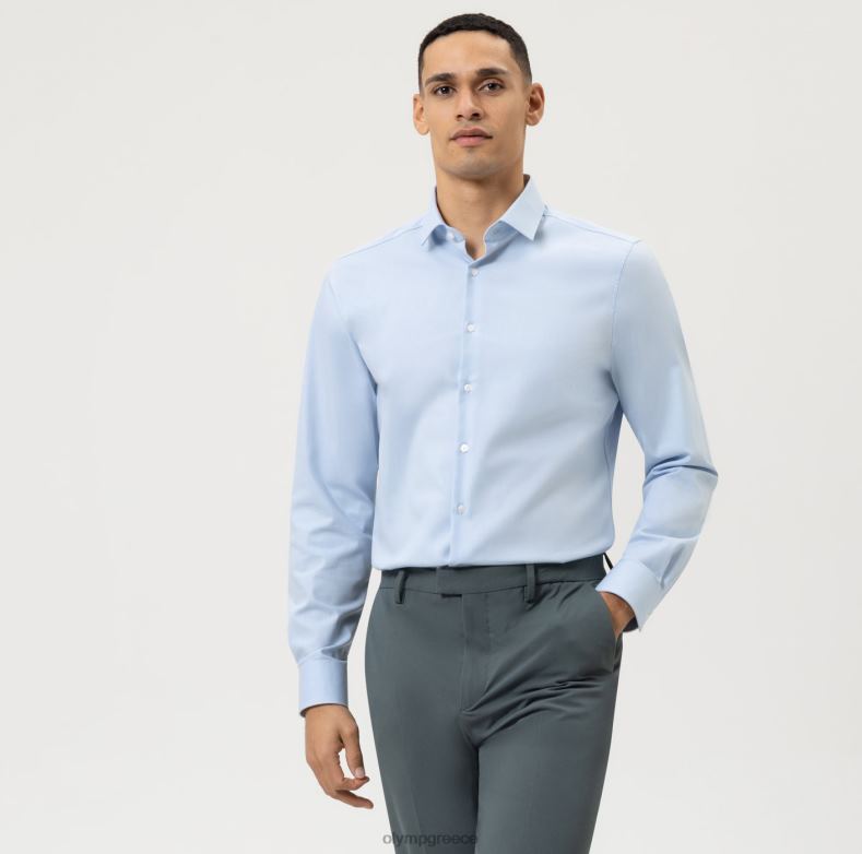 OLYMP Επίπεδο πέντε 24/έβδομη εφαρμογή, επαγγελματικό πουκάμισο, μοντέρνο kent, μπλέ H240R419 είδη ένδυσης