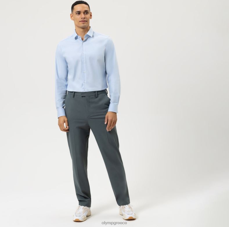 OLYMP Επίπεδο πέντε 24/έβδομη εφαρμογή, επαγγελματικό πουκάμισο, μοντέρνο kent, μπλέ H240R419 είδη ένδυσης