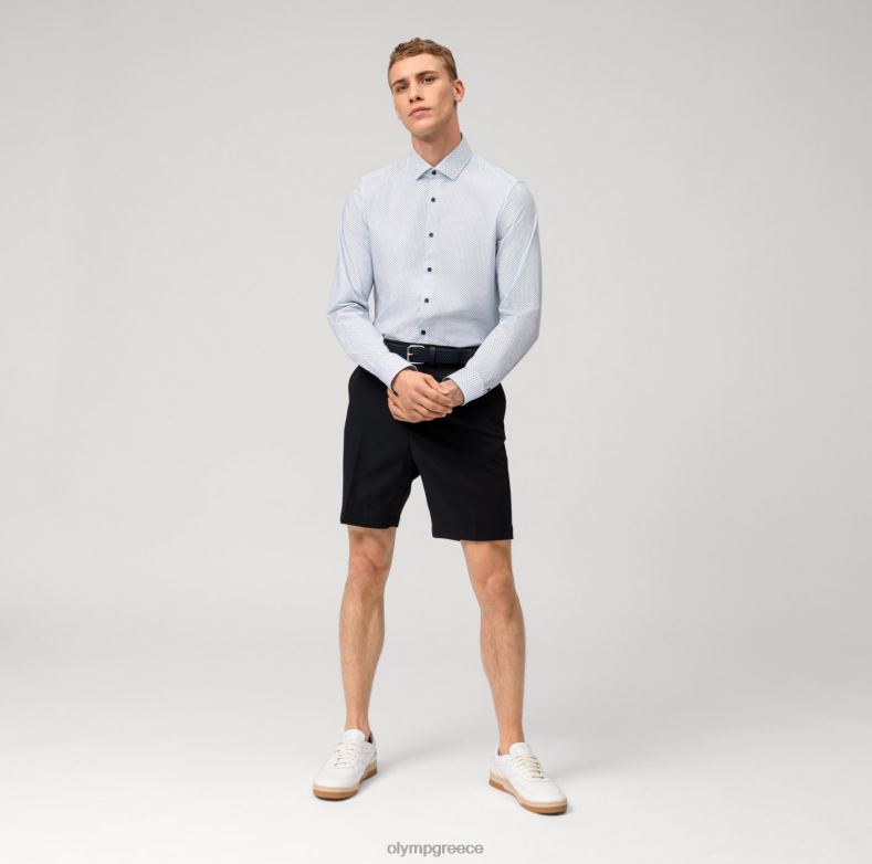 OLYMP Επίπεδο πέντε 24/έβδομη εφαρμογή, επαγγελματικό πουκάμισο, μοντέρνο kent, μπλέ H240R439 είδη ένδυσης