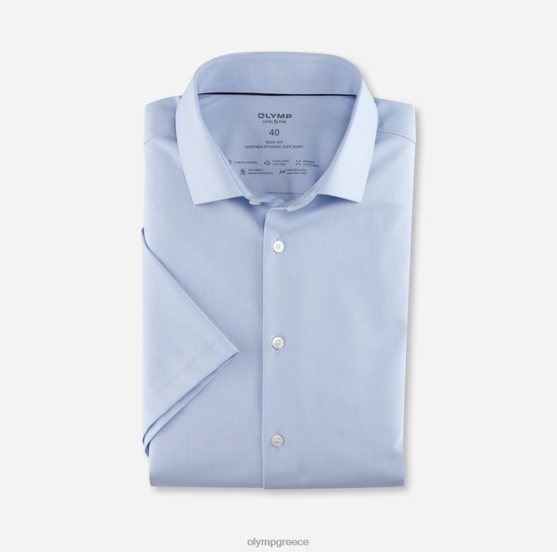 OLYMP Επίπεδο πέντε 24/έβδομη εφαρμογή, επαγγελματικό πουκάμισο, μοντέρνο kent, μπλέ H240R504 είδη ένδυσης