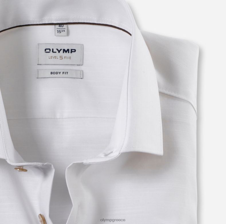 OLYMP Εφαρμογή σώματος πέντε επιπέδου, επαγγελματικό πουκάμισο, μοντέρνο κεντ, ανοιχτό μπεζ H240R355 είδη ένδυσης