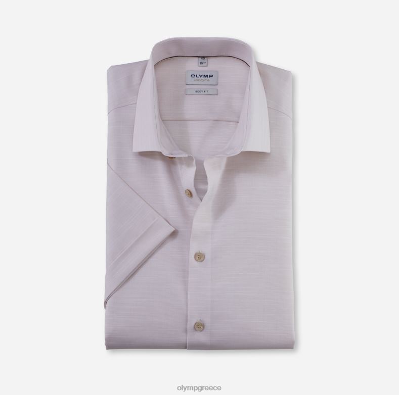 OLYMP Εφαρμογή σώματος πέντε επιπέδου, επαγγελματικό πουκάμισο, μοντέρνο κεντ, φυσικό H240R606 είδη ένδυσης