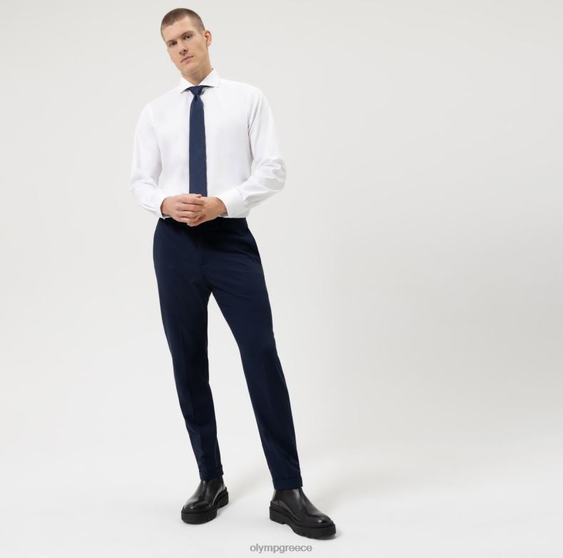 OLYMP Εφαρμογή στο σώμα πέντε επιπέδου, επαγγελματικό πουκάμισο, κομμένο, λευκό H240R836 είδη ένδυσης