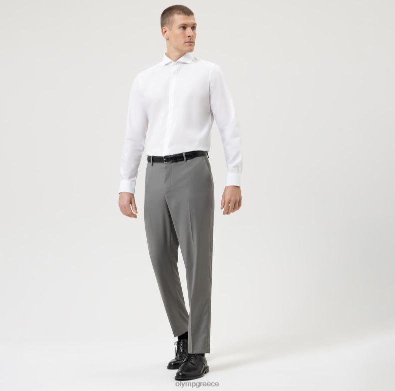 OLYMP Εφαρμογή στο σώμα πέντε επιπέδου, επαγγελματικό πουκάμισο, κομμένο, λευκό H240R853 είδη ένδυσης