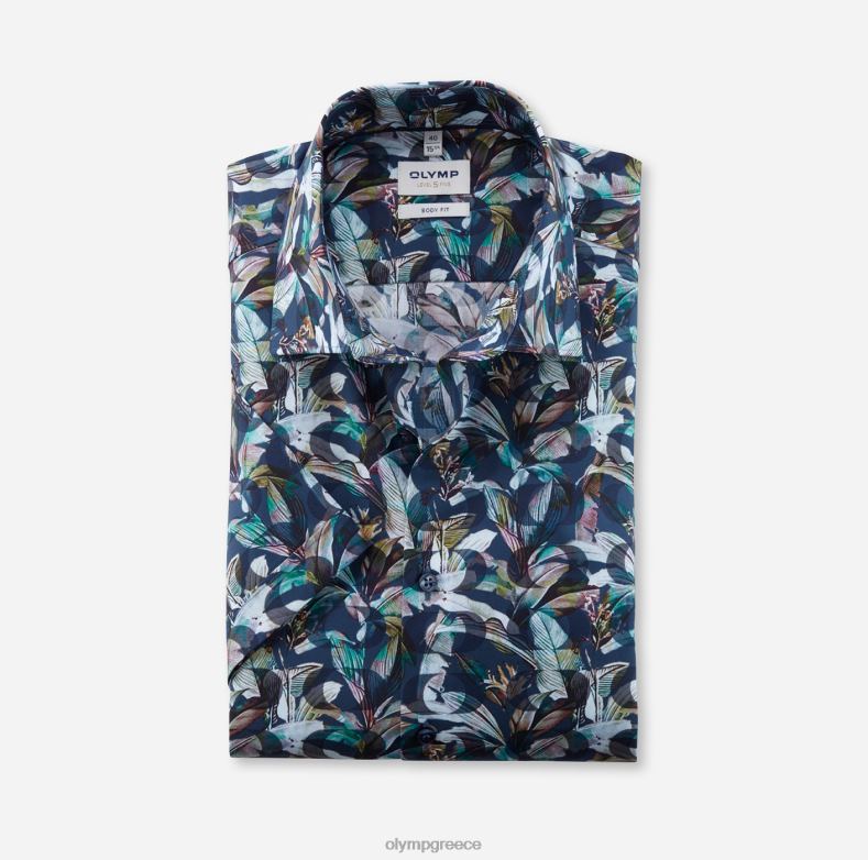 OLYMP Επίπεδο πέντε εφαρμογή σώματος, επαγγελματικό πουκάμισο, New York Kent, Marine H240R639 είδη ένδυσης