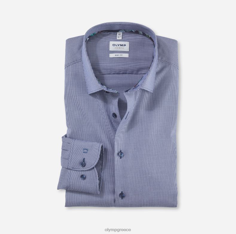 OLYMP Επίπεδο πέντε εφαρμογή σώματος, επαγγελματικό πουκάμισο, New York Kent, Marine H240R777 είδη ένδυσης