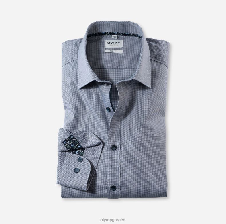 OLYMP Επίπεδο πέντε εφαρμογή σώματος, επαγγελματικό πουκάμισο, New York Kent, Marine H240R810 είδη ένδυσης