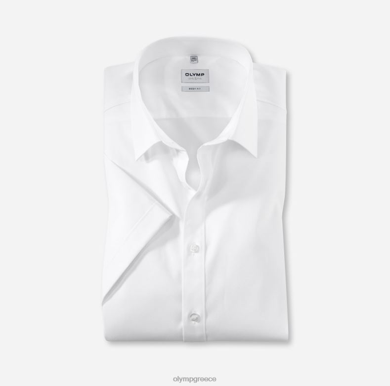 OLYMP Επίπεδο πέντε εφαρμογή σώματος, επαγγελματικό πουκάμισο, New york Kent, λευκό H240R835 είδη ένδυσης