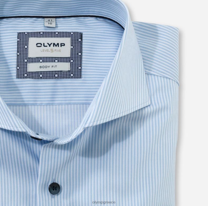 OLYMP Επίπεδο πέντε εφαρμογή σώματος, επαγγελματικό πουκάμισο, cutaway, μπλε H240R342 είδη ένδυσης