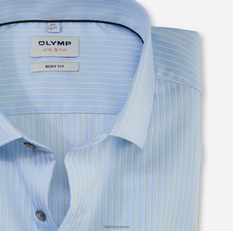 OLYMP Επίπεδο πέντε εφαρμογή σώματος, επαγγελματικό πουκάμισο, μοντέρνο kent, λάιμ H240R599 είδη ένδυσης