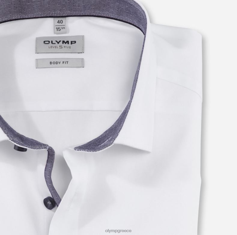OLYMP Επίπεδο πέντε εφαρμογή σώματος, επαγγελματικό πουκάμισο, μοντέρνο kent, ανθρακί H240R687 είδη ένδυσης