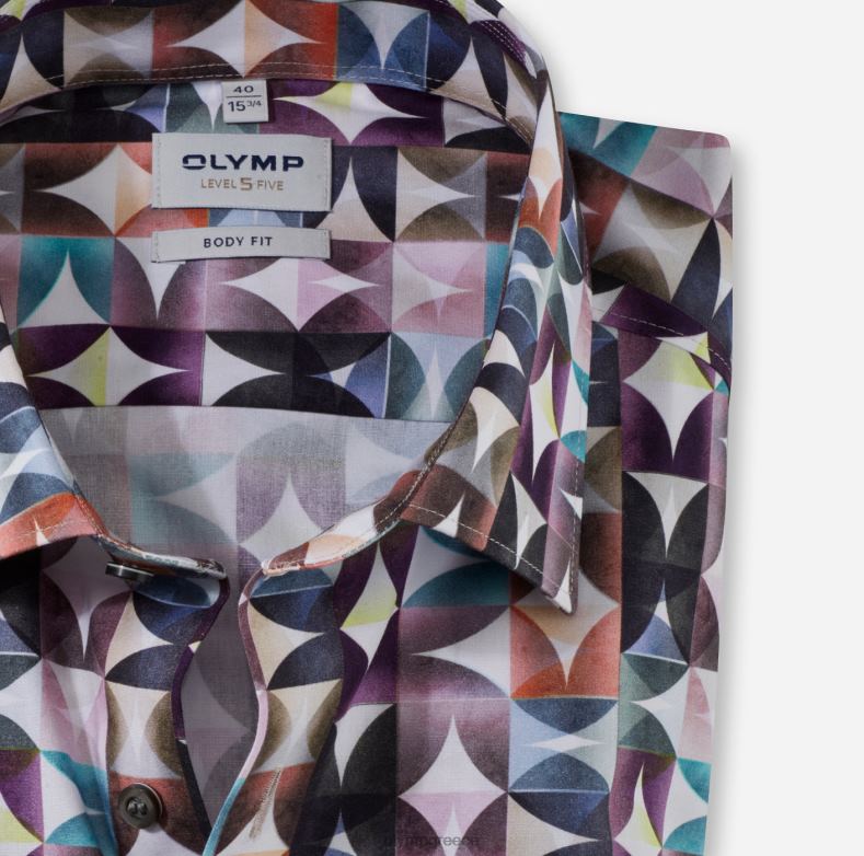 OLYMP Εφαρμογή σώματος πέντε επιπέδου, επαγγελματικό πουκάμισο, new york kent, φούξια H240R709 είδη ένδυσης