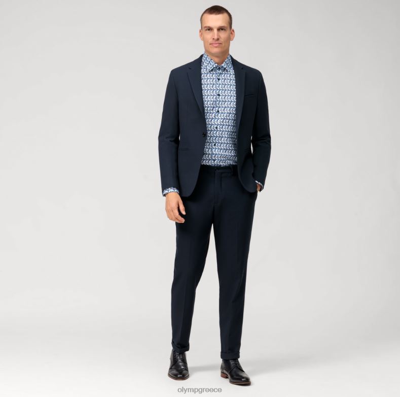 OLYMP Επίπεδο πέντε, επαγγελματικό πουκάμισο, μακρυμάνικο έξτρα μακρύ, new york kent, bleu H240R870 είδη ένδυσης