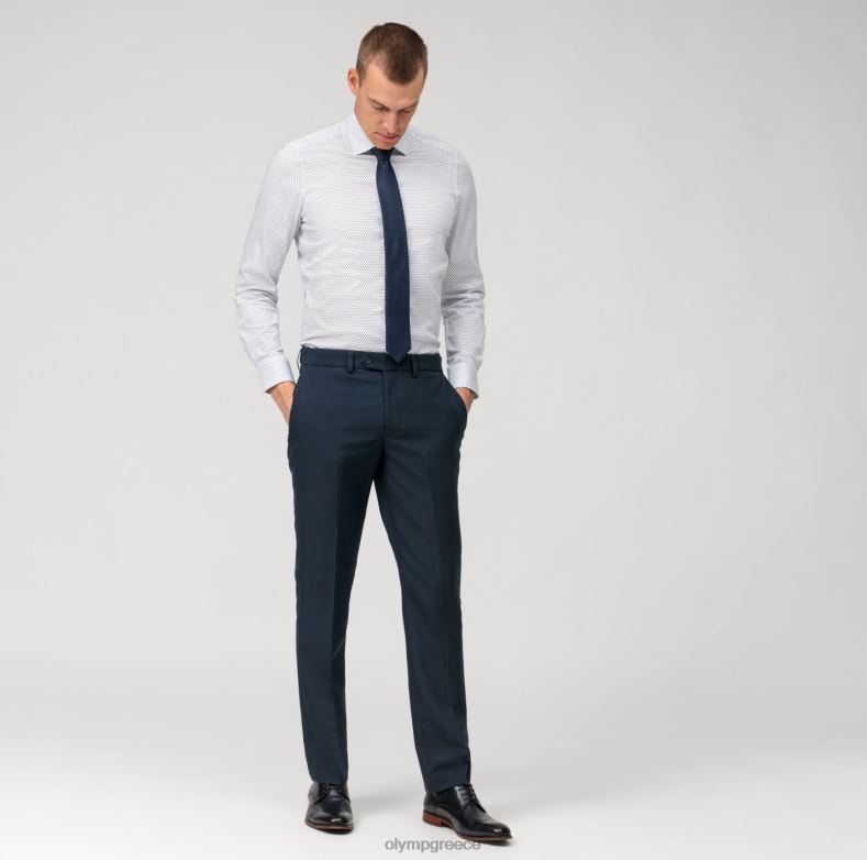 OLYMP Επίπεδο πέντε, επαγγελματικό πουκάμισο, μακρυμάνικο έξτρα μακρύ, new york kent, bleu H240R873 είδη ένδυσης