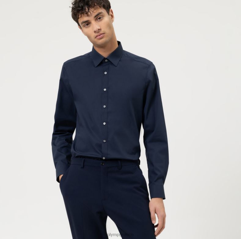 OLYMP Επίπεδο πέντε, επαγγελματικό πουκάμισο, μακρύ μανίκι έξτρα μακρύ, new york kent, marine H240R913 είδη ένδυσης