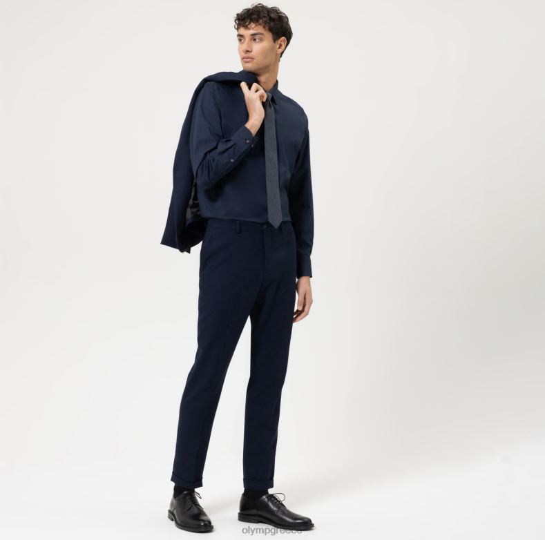 OLYMP Επίπεδο πέντε, επαγγελματικό πουκάμισο, μακρύ μανίκι έξτρα μακρύ, new york kent, marine H240R913 είδη ένδυσης