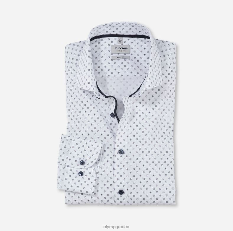 OLYMP Επίπεδο πέντε, επαγγελματικό πουκάμισο, royal kent, κόκκινο H240R524 είδη ένδυσης