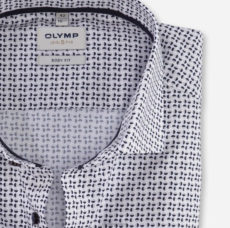 OLYMP Επίπεδο πέντε εφαρμογή σώματος, επαγγελματικό πουκάμισο, royal kent, γκρι H240R657 είδη ένδυσης