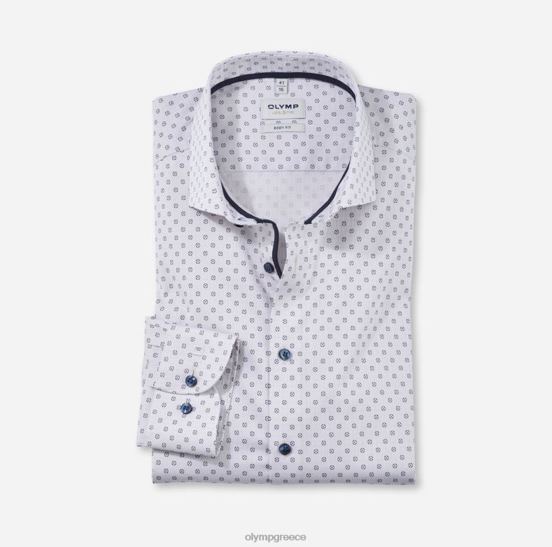 OLYMP Επίπεδο πέντε εφαρμογή σώματος, επαγγελματικό πουκάμισο, royal kent, γκρι H240R660 είδη ένδυσης