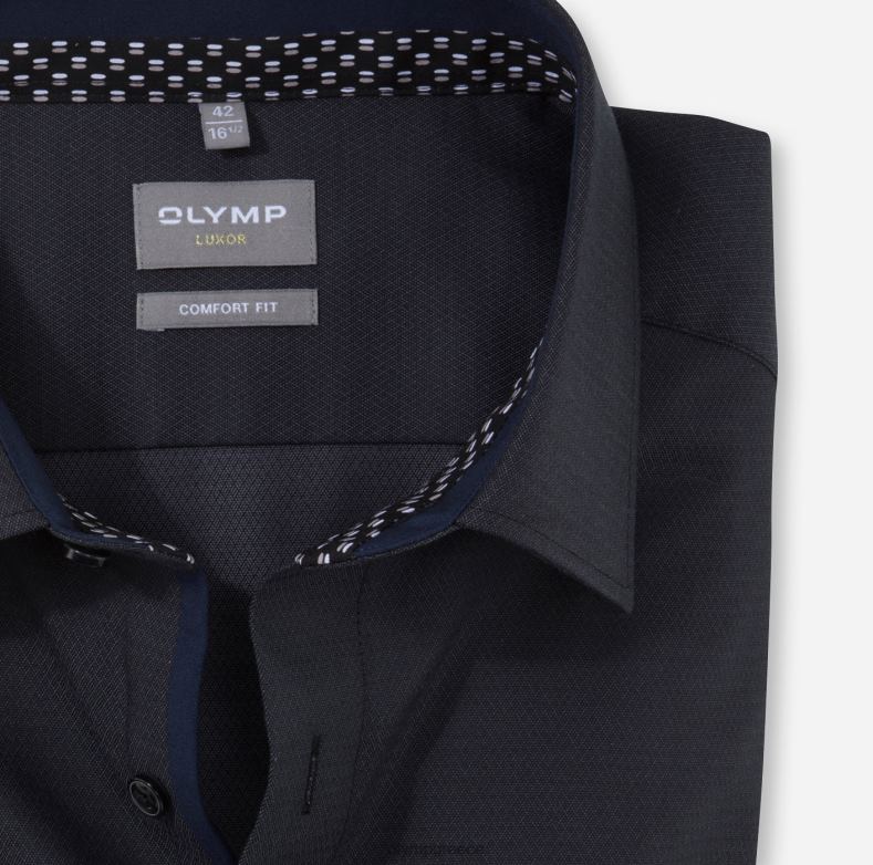 OLYMP Luxor comfort fit, επαγγελματικό πουκάμισο, new kent, γραφίτης H240R1598 είδη ένδυσης