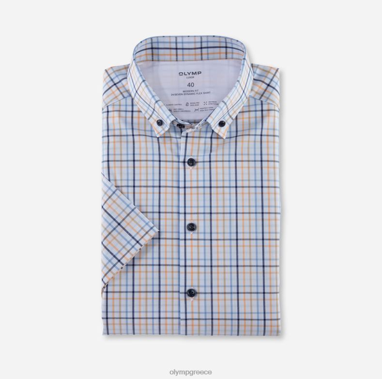 OLYMP luxor 24/seven μοντέρνα εφαρμογή, επαγγελματικό πουκάμισο, με κουμπιά, μανταρίνι H240R1158 είδη ένδυσης