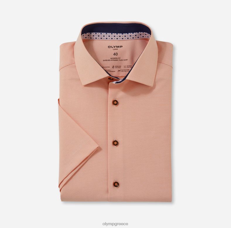 OLYMP luxor 24/seven μοντέρνα εφαρμογή, επαγγελματικό πουκάμισο, global kent, μανταρίνι H240R1194 είδη ένδυσης