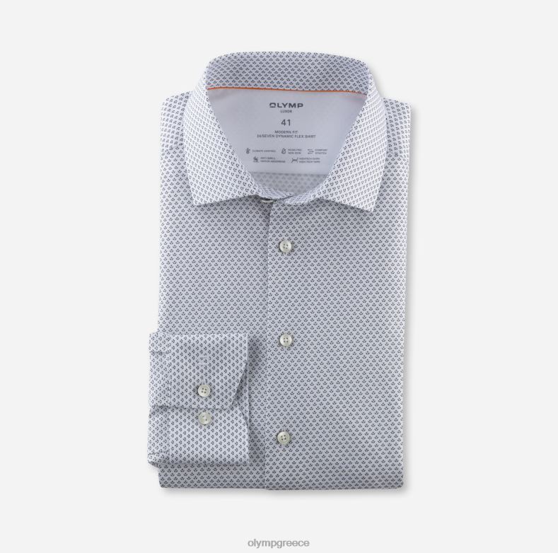 OLYMP luxor 24/seven μοντέρνα εφαρμογή, επαγγελματικό πουκάμισο, global kent, μαύρο H240R1305 είδη ένδυσης