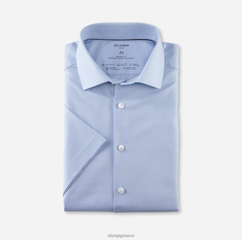 OLYMP luxor 24/seven μοντέρνα εφαρμογή, επαγγελματικό πουκάμισο, global kent, bleu H240R1047 είδη ένδυσης
