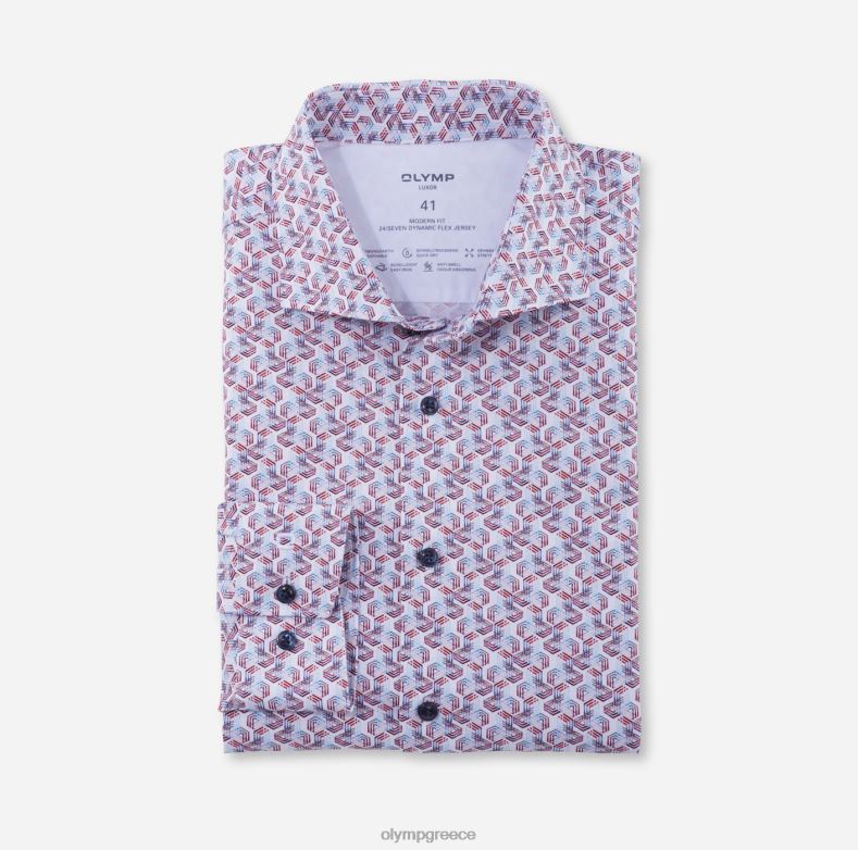 OLYMP luxor 24/seven μοντέρνα εφαρμογή, επαγγελματικό πουκάμισο, kent, λευκό H240R1079 είδη ένδυσης