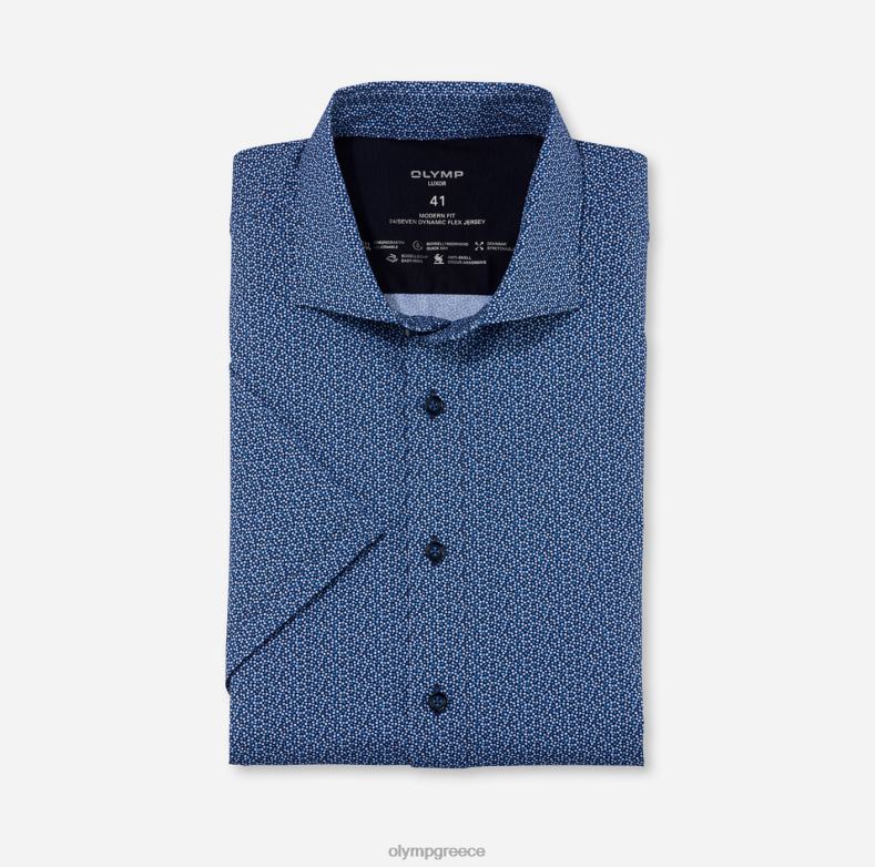 OLYMP luxor 24/seven μοντέρνα εφαρμογή, επαγγελματικό πουκάμισο, kent, marine H240R1169 είδη ένδυσης