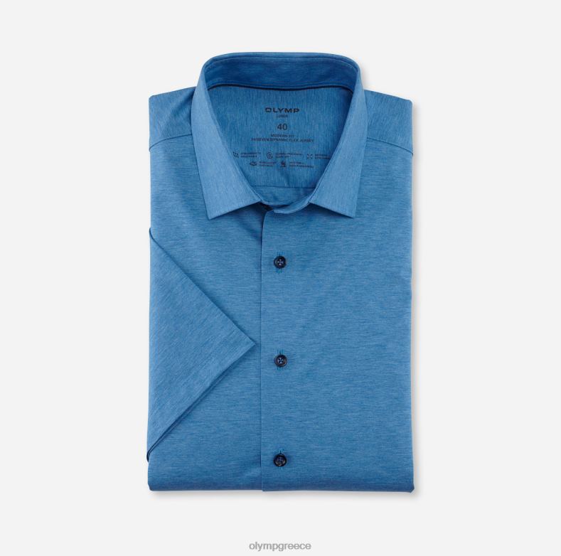 OLYMP luxor 24/seven μοντέρνα εφαρμογή, επαγγελματικό πουκάμισο, new kent, μπλε H240R917 είδη ένδυσης