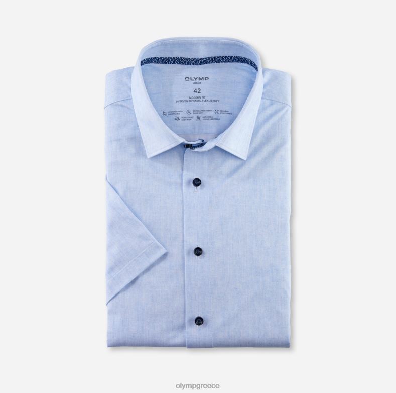 OLYMP luxor 24/seven μοντέρνα εφαρμογή, επαγγελματικό πουκάμισο, new kent, bleu H240R915 είδη ένδυσης