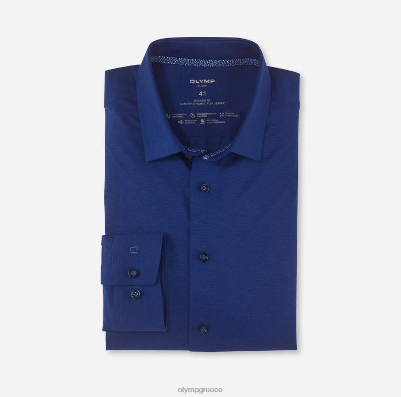 OLYMP luxor 24/seven μοντέρνα εφαρμογή, επαγγελματικό πουκάμισο, new kent, royal H240R1173 είδη ένδυσης