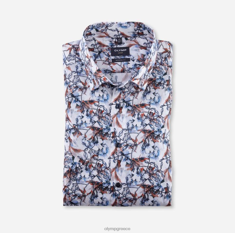 OLYMP luxor μοντέρνα εφαρμογή, επαγγελματικό πουκάμισο, κάτω από τα κουμπιά, μανταρίνι H240R1123 είδη ένδυσης