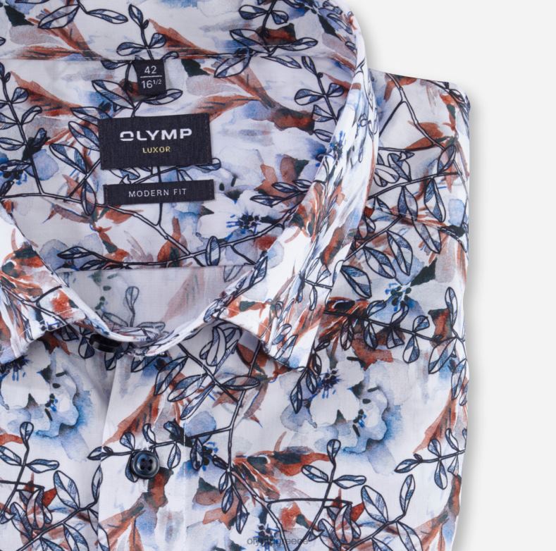 OLYMP luxor μοντέρνα εφαρμογή, επαγγελματικό πουκάμισο, κάτω από τα κουμπιά, μανταρίνι H240R1123 είδη ένδυσης