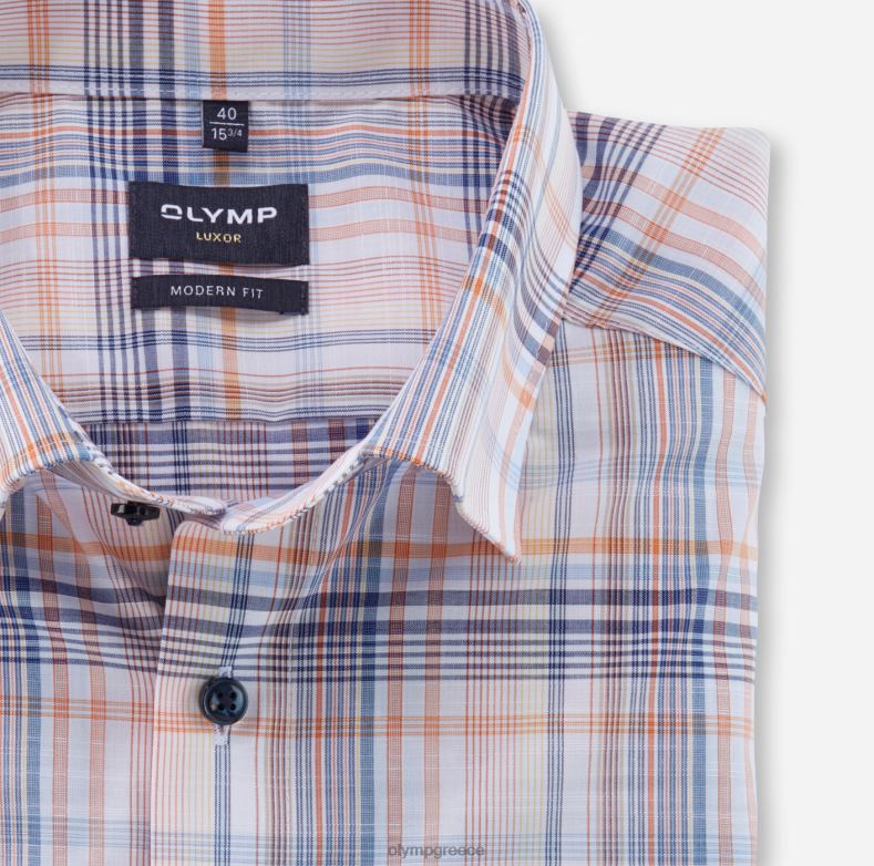 OLYMP luxor μοντέρνα εφαρμογή, επαγγελματικό πουκάμισο, κάτω από τα κουμπιά, μανταρίνι H240R1170 είδη ένδυσης