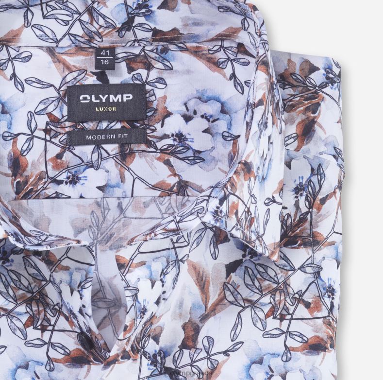 OLYMP luxor μοντέρνα εφαρμογή, επαγγελματικό πουκάμισο, κάτω από τα κουμπιά, μανταρίνι H240R1242 είδη ένδυσης