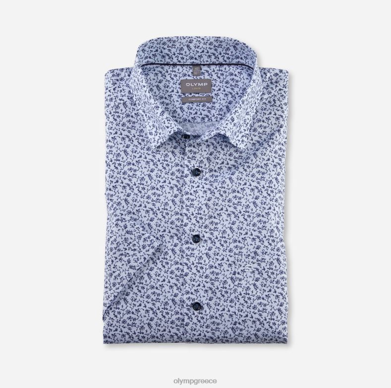 OLYMP luxor comfort fit, επαγγελματικό πουκάμισο, κάτω από τα κουμπιά, μπλέ H240R1590 είδη ένδυσης
