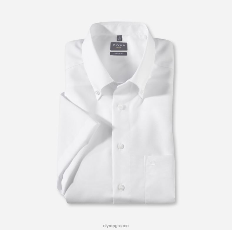 OLYMP luxor comfort fit, επαγγελματικό πουκάμισο, με κουμπί, λευκό H240R1674 είδη ένδυσης