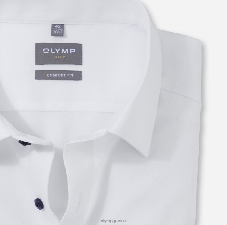 OLYMP luxor comfort fit, επαγγελματικό πουκάμισο, νέο kent, λευκό H240R1517 είδη ένδυσης