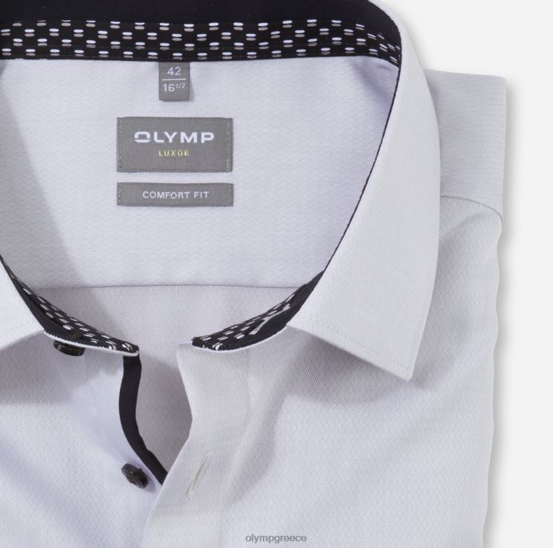 OLYMP luxor comfort fit, επαγγελματικό πουκάμισο, νέο kent, γκρι H240R1524 είδη ένδυσης