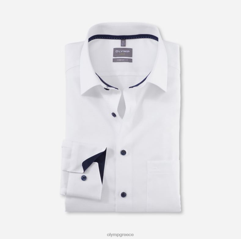 OLYMP luxor comfort fit, επαγγελματικό πουκάμισο, νέο kent, λευκό H240R1615 είδη ένδυσης